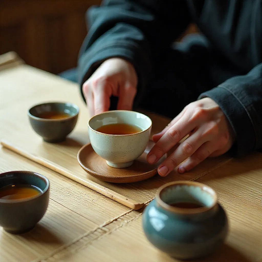 Organizing meditative tea tasting